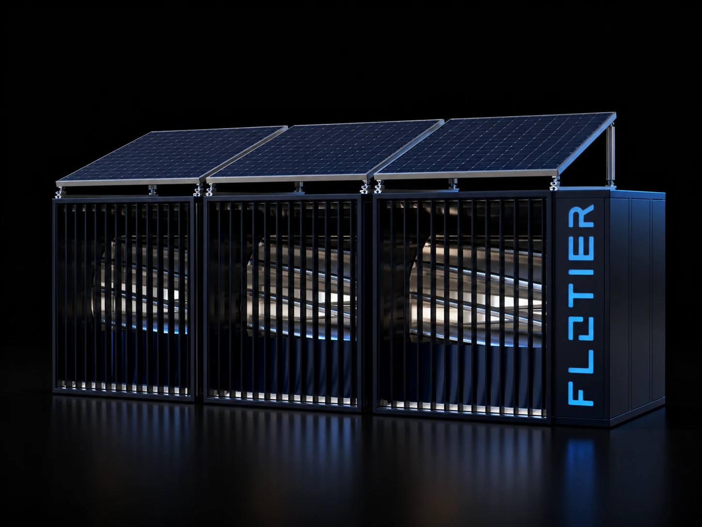 Flotier rooftop wind unit render